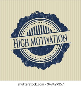 High Motivation rubber grunge texture seal