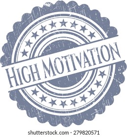 High motivation rubber stamp
