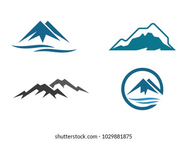 High Mountain icon  Logo Business Template Vector
