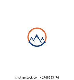 
High Mountain icon  Logo Business Template Vector