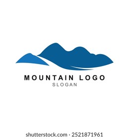 Icono de alta montaña Logo Vector de Plantilla de negocios