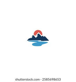 High Mountain icon Logo design