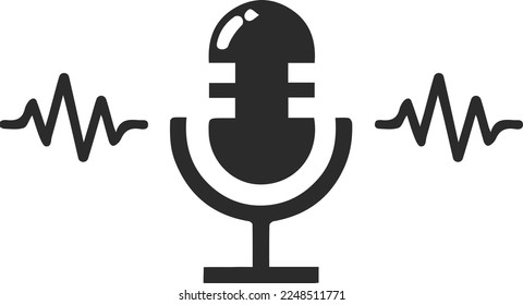 High noise level icon, high volume icon black vector