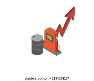 high oil price with higher price per barrel