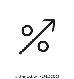 High percentage icon design. vector illustration