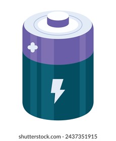 high performance battery indicator illustration