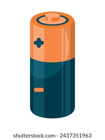 high performance battery lithium illustration