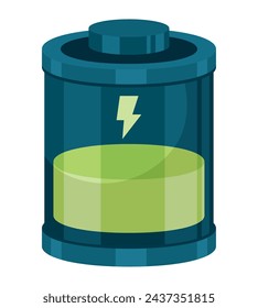 high performance battery rechargeable illustration