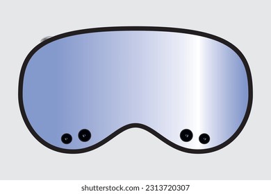 High performance, highly advanced technology, elegant, compact virtual reality glasses.