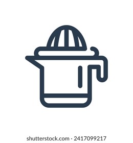 High Performance Juicer Vector Icon Illustration