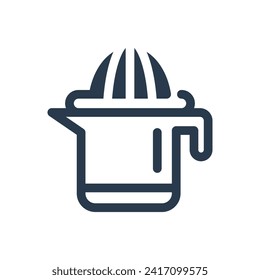 High Performance Juicer Vector Icon Illustration