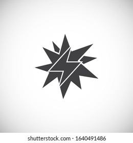 High performance related icon on background for graphic and web design. Creative illustration concept symbol for web or mobile app.