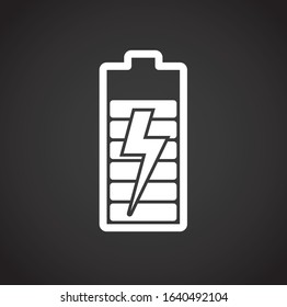 High performance related icon on background for graphic and web design. Creative illustration concept symbol for web or mobile app.