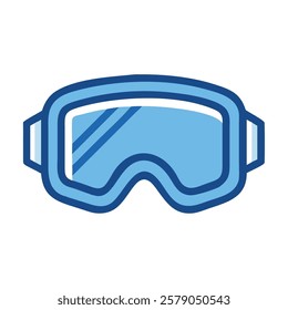 High performance ski goggles designed for winter sports and protection