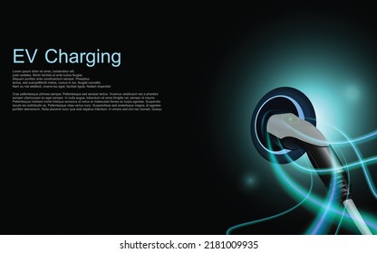 High Power Electric Vehicle Charger , Electric Car Charger background