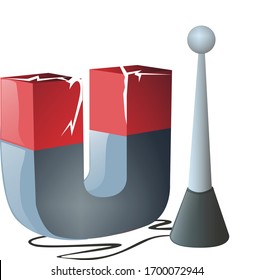 high power electromagnet, perfect for attracting large metal objects