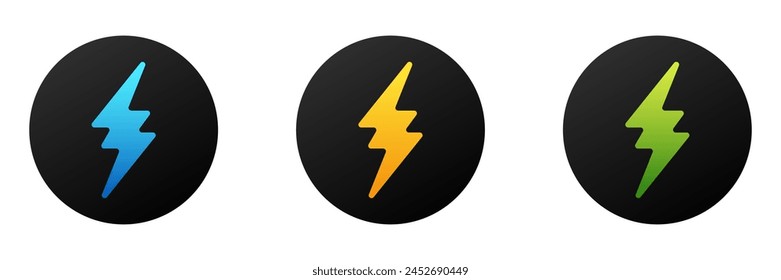 High Power Flash Bolt and Thunder Vector Logo