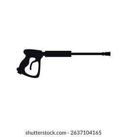 High pressure gun icon vector illustration logo design.