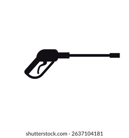High pressure gun icon vector illustration logo design.