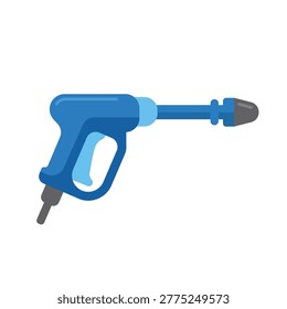 High Pressure washer gun Jet Spray  Logo Icon Flat vector illustration