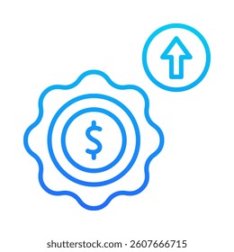 High Price Icon Element for Design