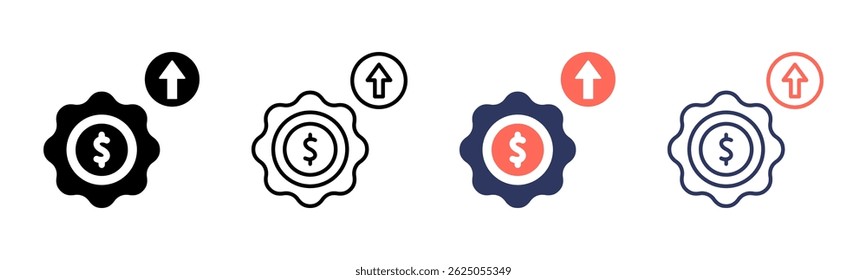 High Price icon sheet multiple style collection