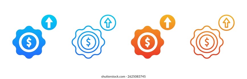 High Price icon sheet multiple style collection