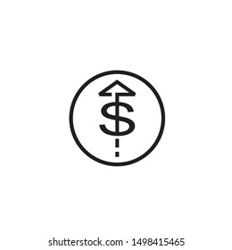 High Price Icon/Logo Design Vector Template Illustration