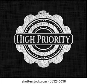 Emblema de tiza de alta prioridad