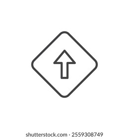 High priority icon Logo symbol outline set