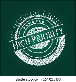 High Priority on blackboard