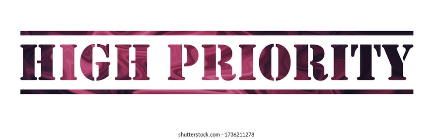 High Priority Vector Stamp White Isolated เวกเตอร์สต็อก ปลอดค่าลิขสิทธิ์ 1736211278 7084