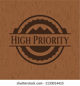 High Priority wood emblem