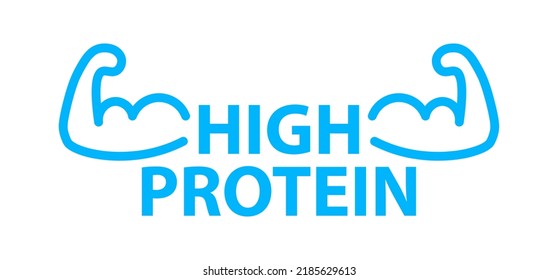 High Protein Icon. Vector Illustration