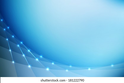 high quality abstract background bright blue lines glowing lights vector illustration