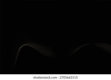 Fundo abstrato de alta qualidade dourado e preto