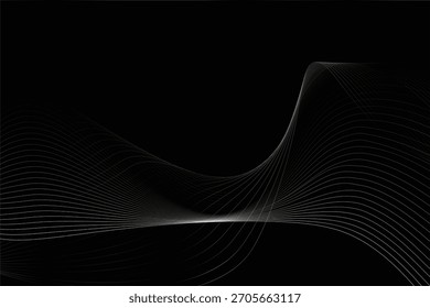 Fondo abstracto de alta calidad dorado y negro