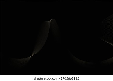 Fondo abstracto de alta calidad dorado y negro