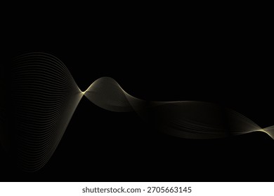 Fondo abstracto de alta calidad dorado y negro