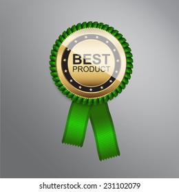 High quality award. Vector illustration sign