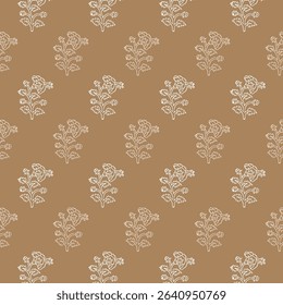 High quality block print pattern for print in eps format.