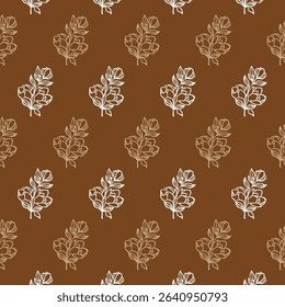 High quality block print pattern for print in eps format.
