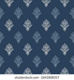 High quality block print pattern for print in eps format.