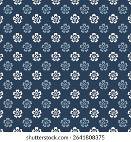 High quality block print pattern for print in eps format.