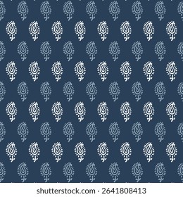 High quality block print pattern for print in eps format.