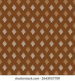 High quality block print pattern in EPS format for home decor.