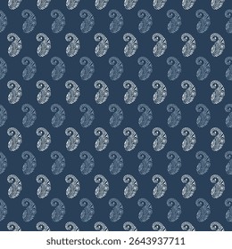 High quality block print pattern in EPS format for home decor.