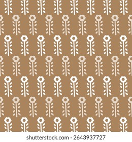 High quality block print pattern in EPS format for home decor.