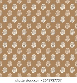 High quality block print pattern in EPS format for home decor.
