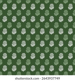 High quality block print pattern in EPS format for home decor.